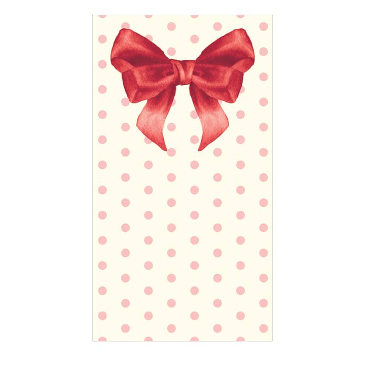 Asciugamano Ospite con Fiocchi Rosa/20pz per la vendita all'ingrosso da parte di Sophistiplate