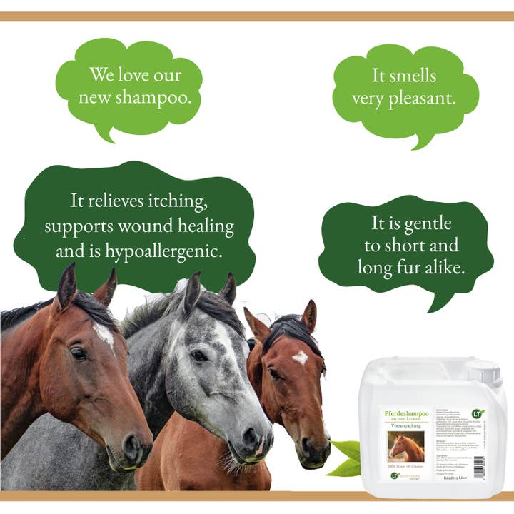 LT-Naturprodukte - Wholesale Pet Shampoo - Dog - Horse shampoo supply pack | organic | 3 liters for professionals5