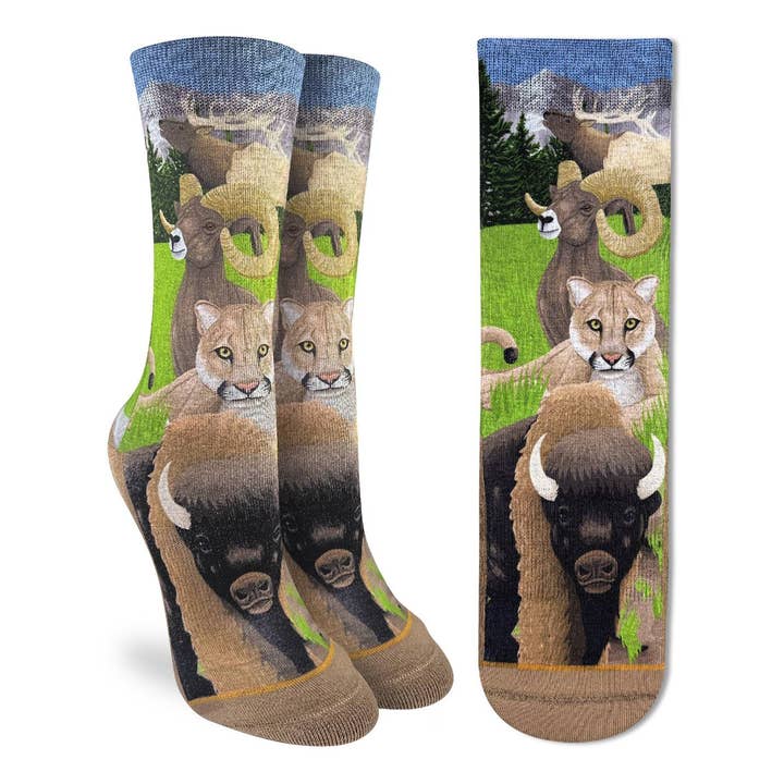 Good Luck Sock – wholesale Strumpor - Dam – Damsockor med nordamerikanska djur