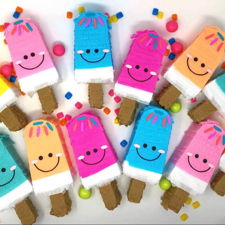 My Soiree Designs - Wholesale Party Favor - Ice Cream Mini Piñata, Ice Cream Party, Popsicle Party Favor