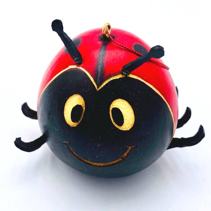 Blossom Inspirations - Wholesale Ornament - Ladybug gourd4