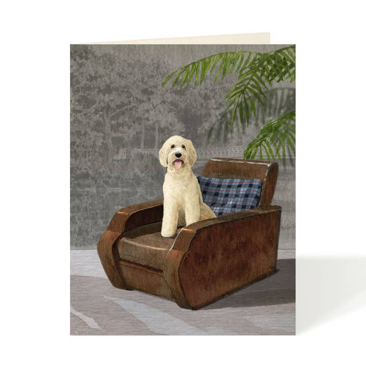 Goldendoodle - Dog Greeting Cards for wholesale by Felix Doolittle