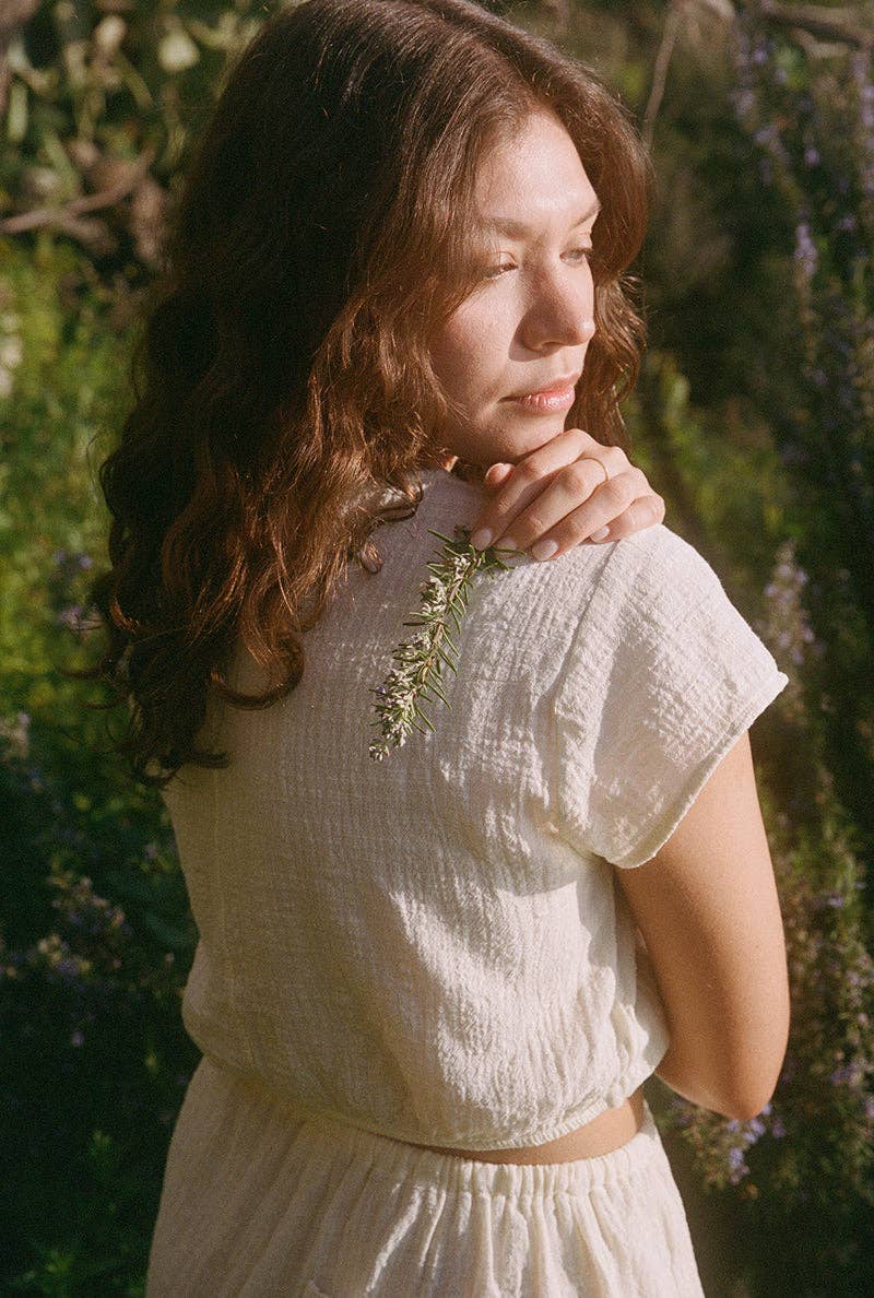 Nénés - Wholesale Blouse - Women's - Meredith Top - Ecru1