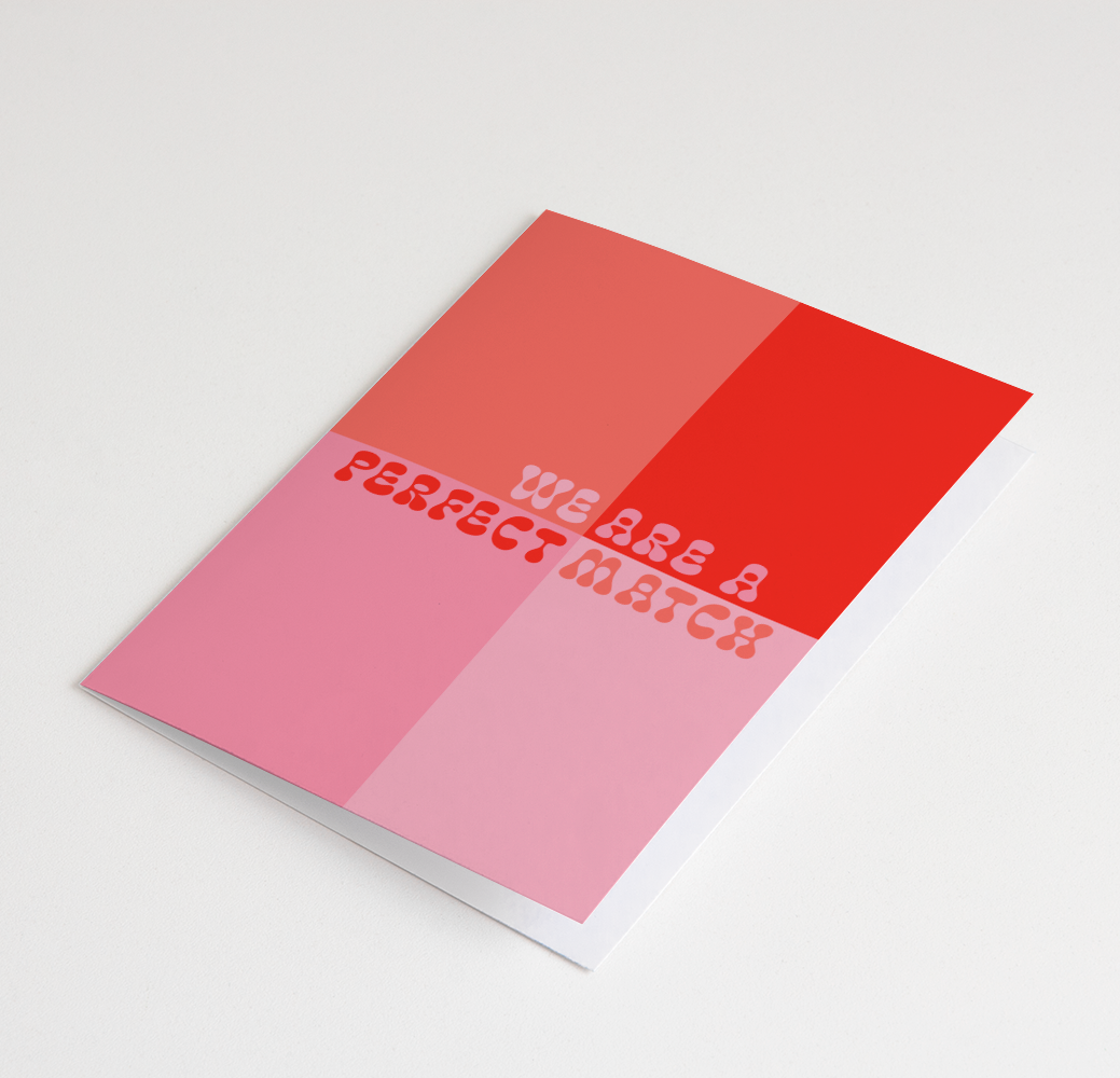 Bon Femmes - Wholesale Love Card - Perfect Match Greeting Card1