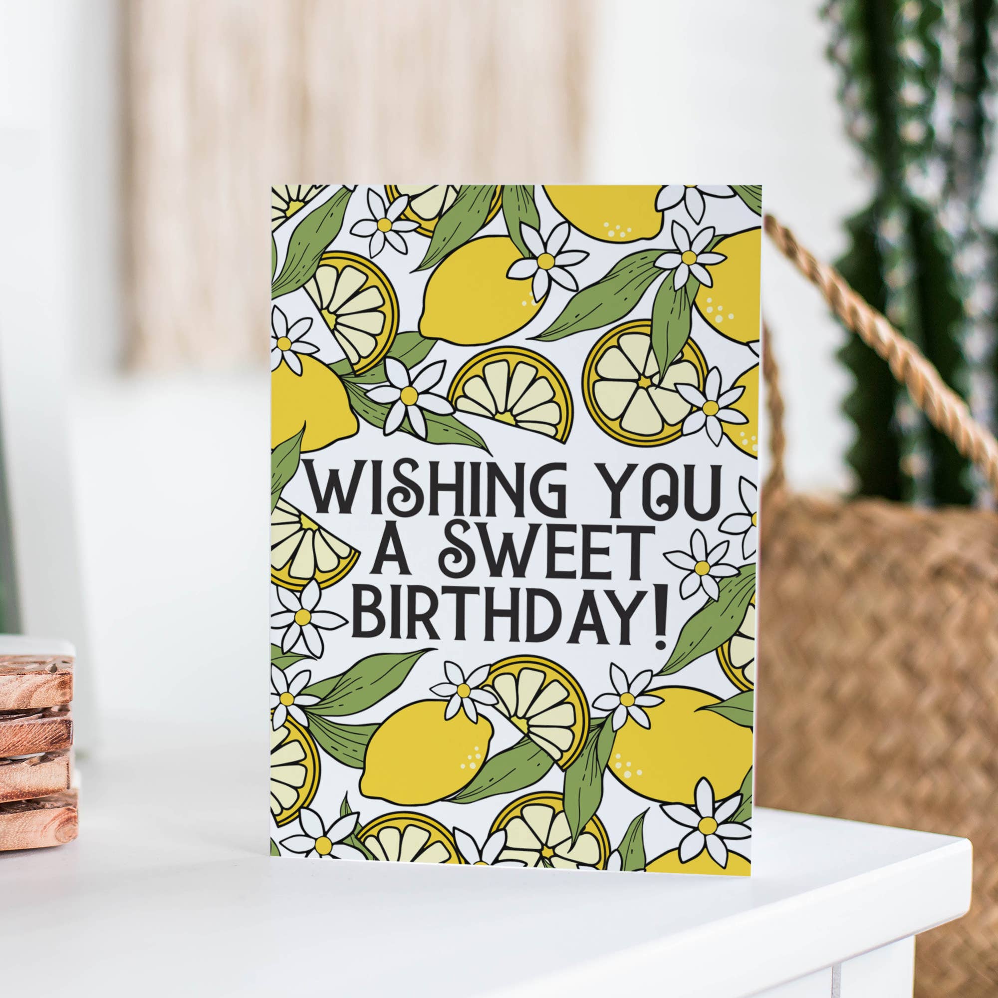 Jenny Provo Designs - Wholesale Birthday Card - Lemon Birthday Card | Sweet Birthday Greeting Card0