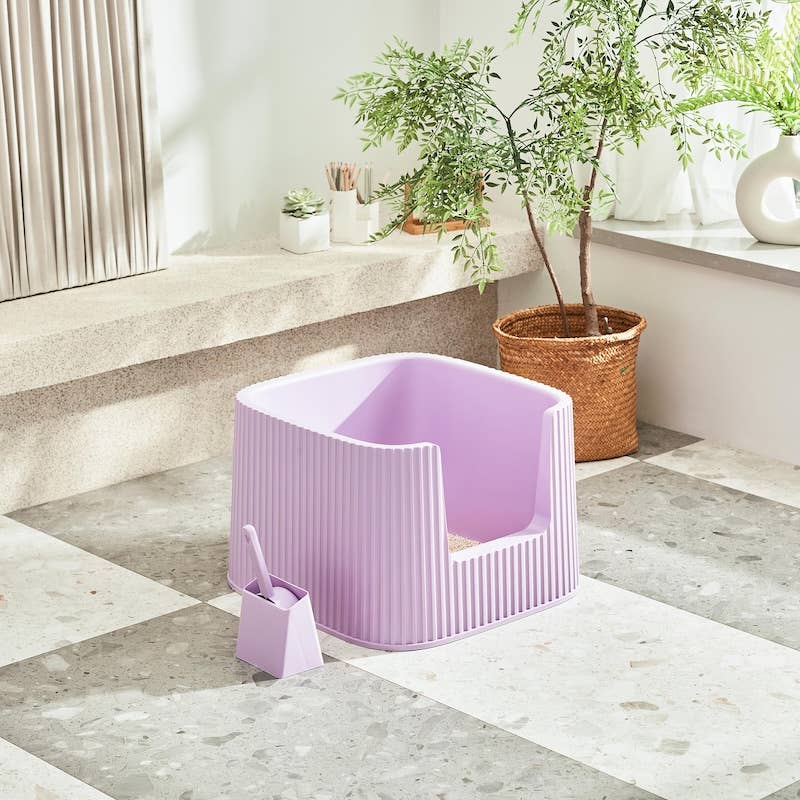 MichuPet - Wholesale Cat Litter Box - Michu XXL Container Cat Litter Box with Scoop, Coral or BoBa3
