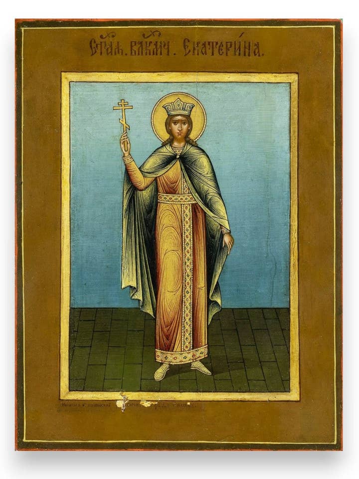 Sankt Katarina af Alexandria ikon Store Martyr for engroshandel hos Iconsofsaints