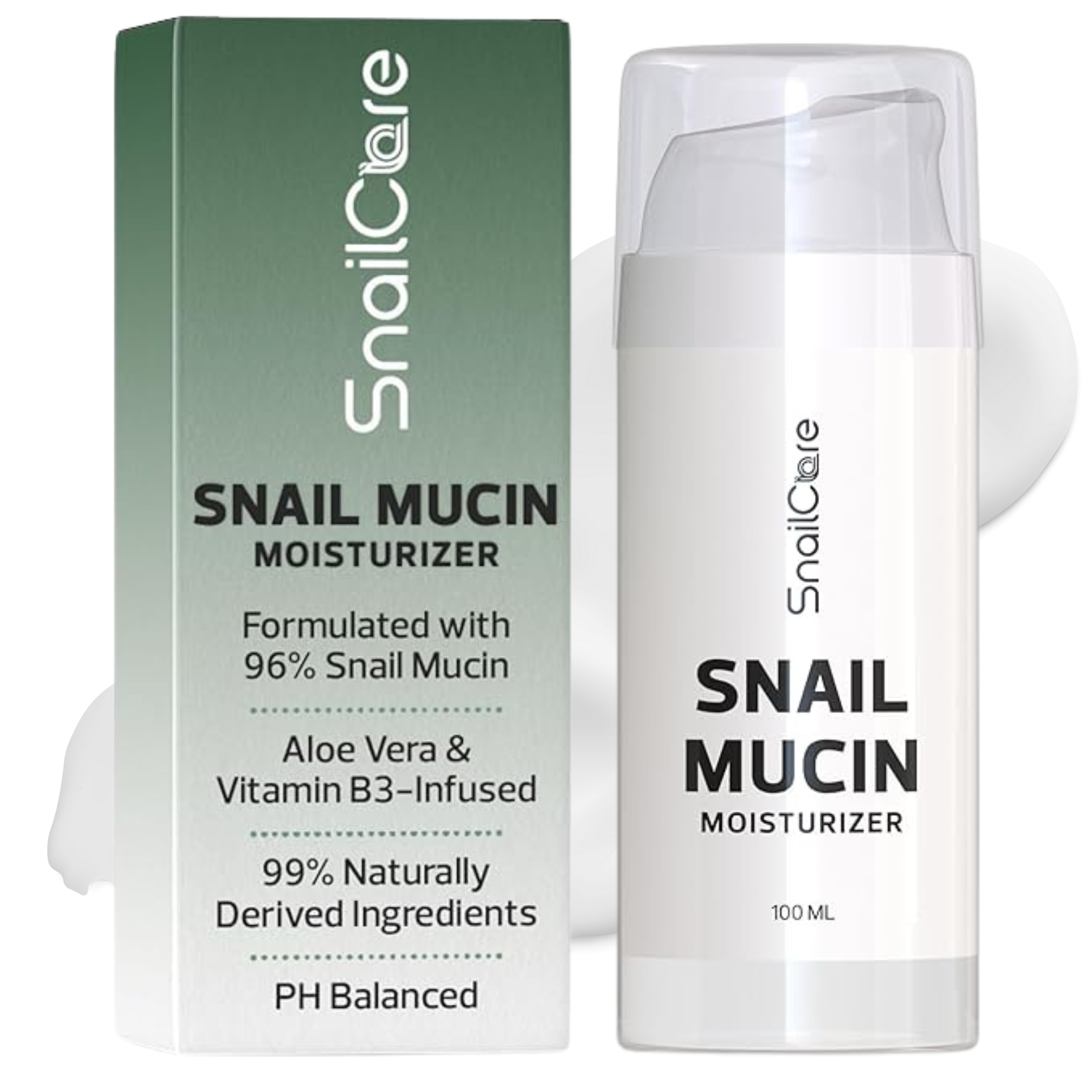 SnailCare – wholesale Anti-aging fuktkräm – Fuktkräm Snigel Mucin 96% Plus Aloe Vera & Niacinamid1