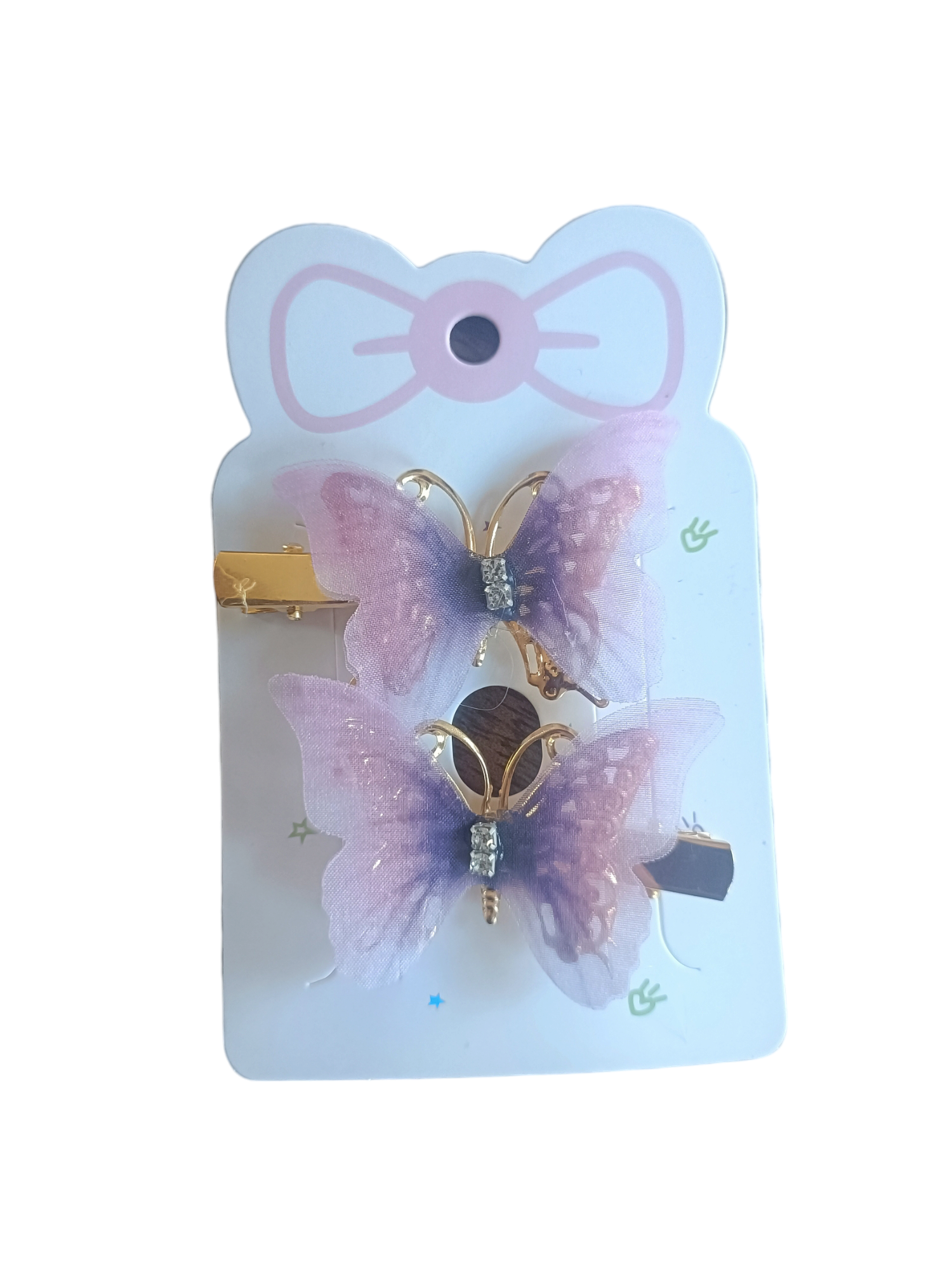 Kids4trendy – wholesale Hårklämma - Barn – Set med fjärilsglitter hårspännen2