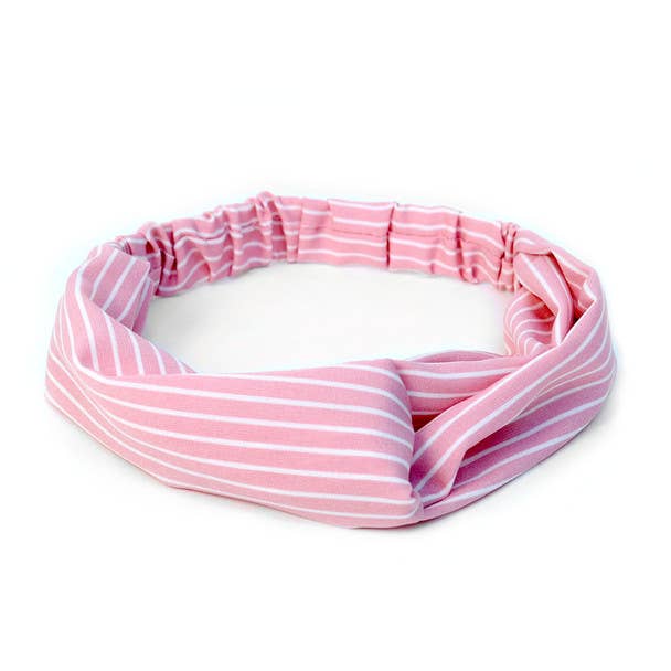 Selini New York - Wholesale Fashion Headband - Women's - 12pc Assorted Ladies Criss Cross Pink Headbands2