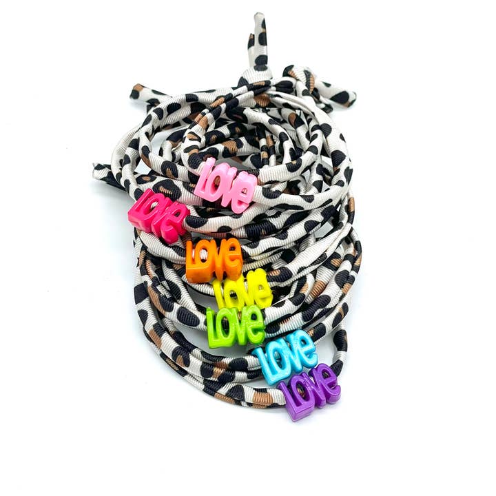 7-delt sæt Leo armbånd LOVE elastisk for engroshandel hos Parsley & Pepper