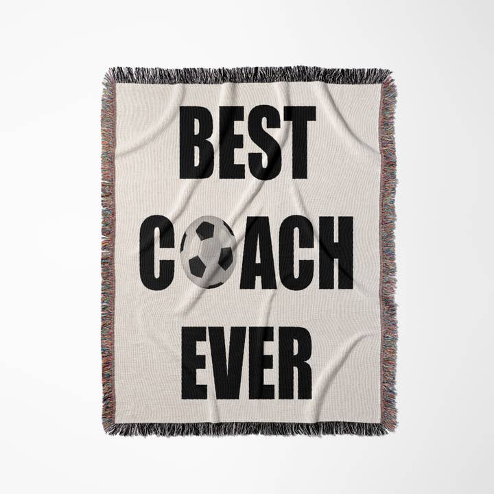 3dRose - Wholesale Throw Blanket - 3dRose, Best Soccer Coach Ever, Blanket