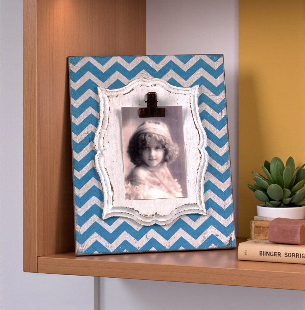 Wilco Home – Großhandel Bilderrahmen – Fotorahmen aus Holz mit Clip, Staffelei, Fotorahmen1