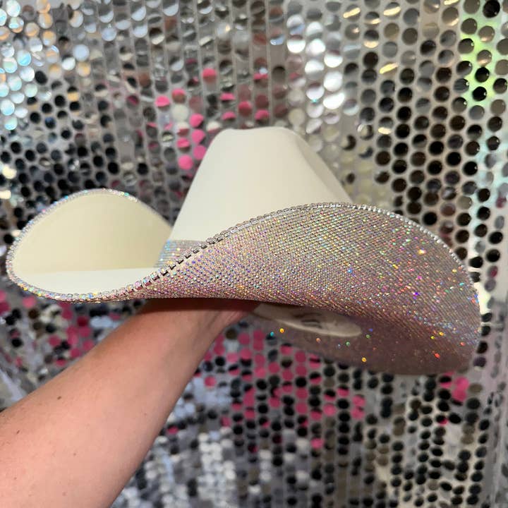 Rhinestone Cowgirl - Wholesale Cowboy Hat - Women's - The Cowgirl hat in Ab Rhinestones3