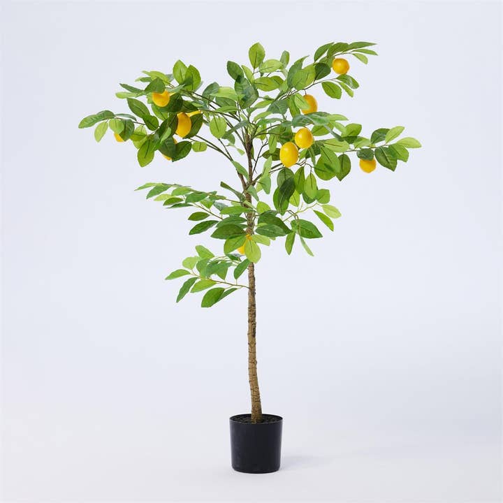 Truu Design - Wholesale Artificial Plant - Truu Design Artificial Potted Lemon Tree, 41.3"H