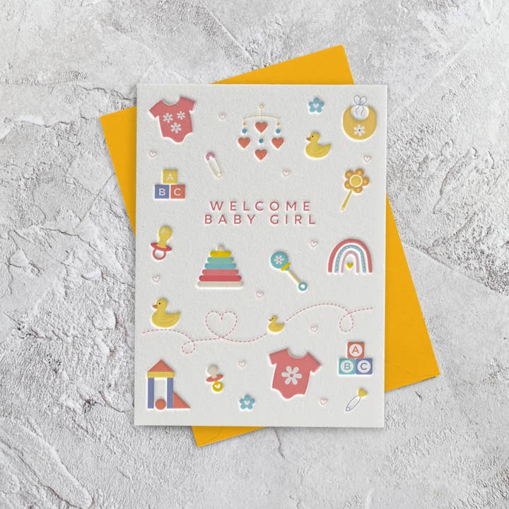 Baby Girl Card voor wholesale door Heyyy Ltd