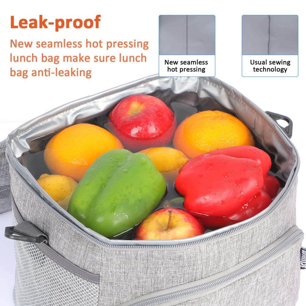 wandf - Wholesale Lunch Bag/Box - WANDF Insulated Lunch Bag Cooler Lunch Tote Box for Picnic10