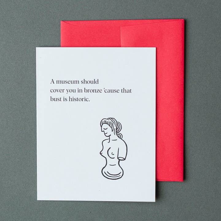 Exhibitionist - Haiku Greeting Card for wholesale by Blankenshop