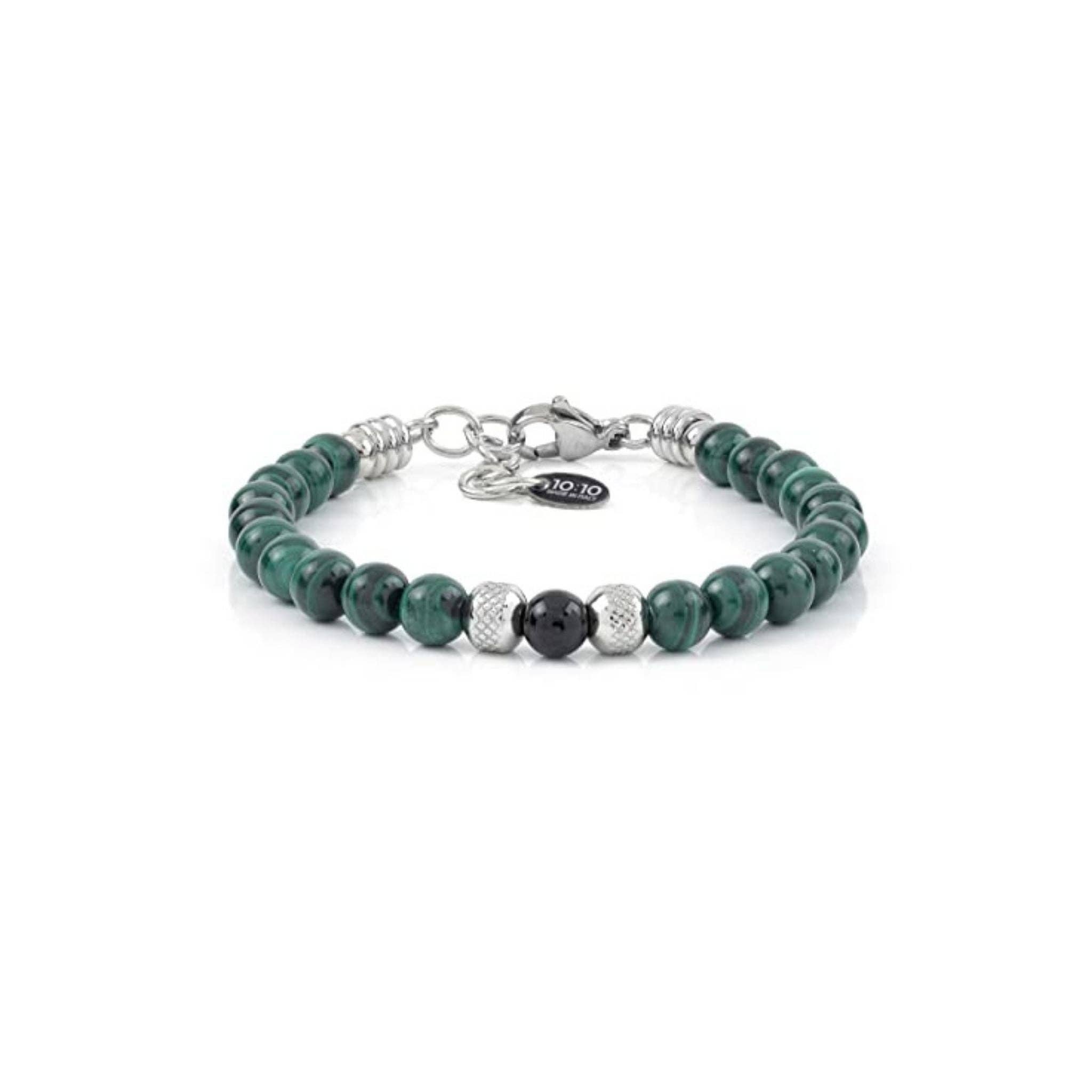 10:10 Gioielli - Omnicut srl – wholesale Smycken – 10:10 armband Him&Her med turmalin och malakit1