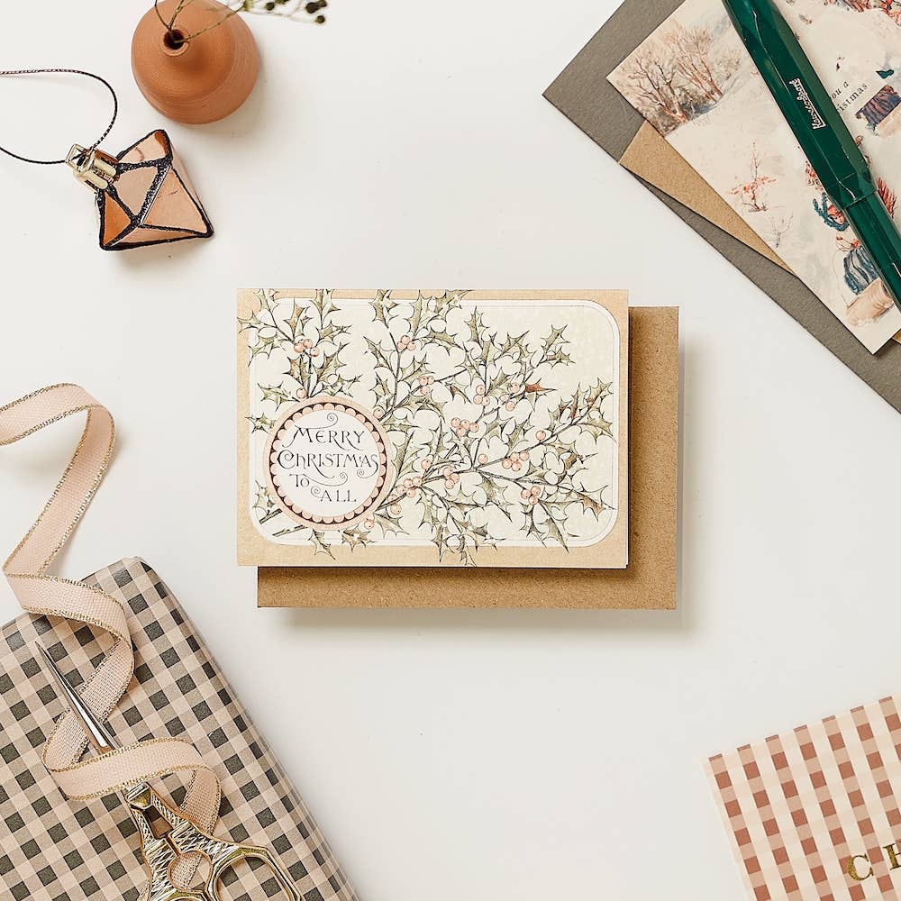 Katie Leamon – Engroshandel Julekort – Relove Holly Berry julekort0