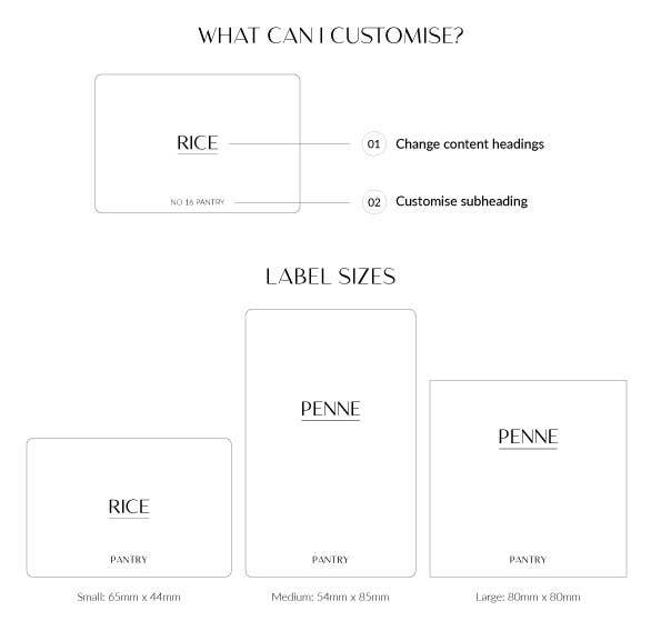 So At Nature – wholesale Food/beverage label – Small Waterproof Customisable Pantry Labels3