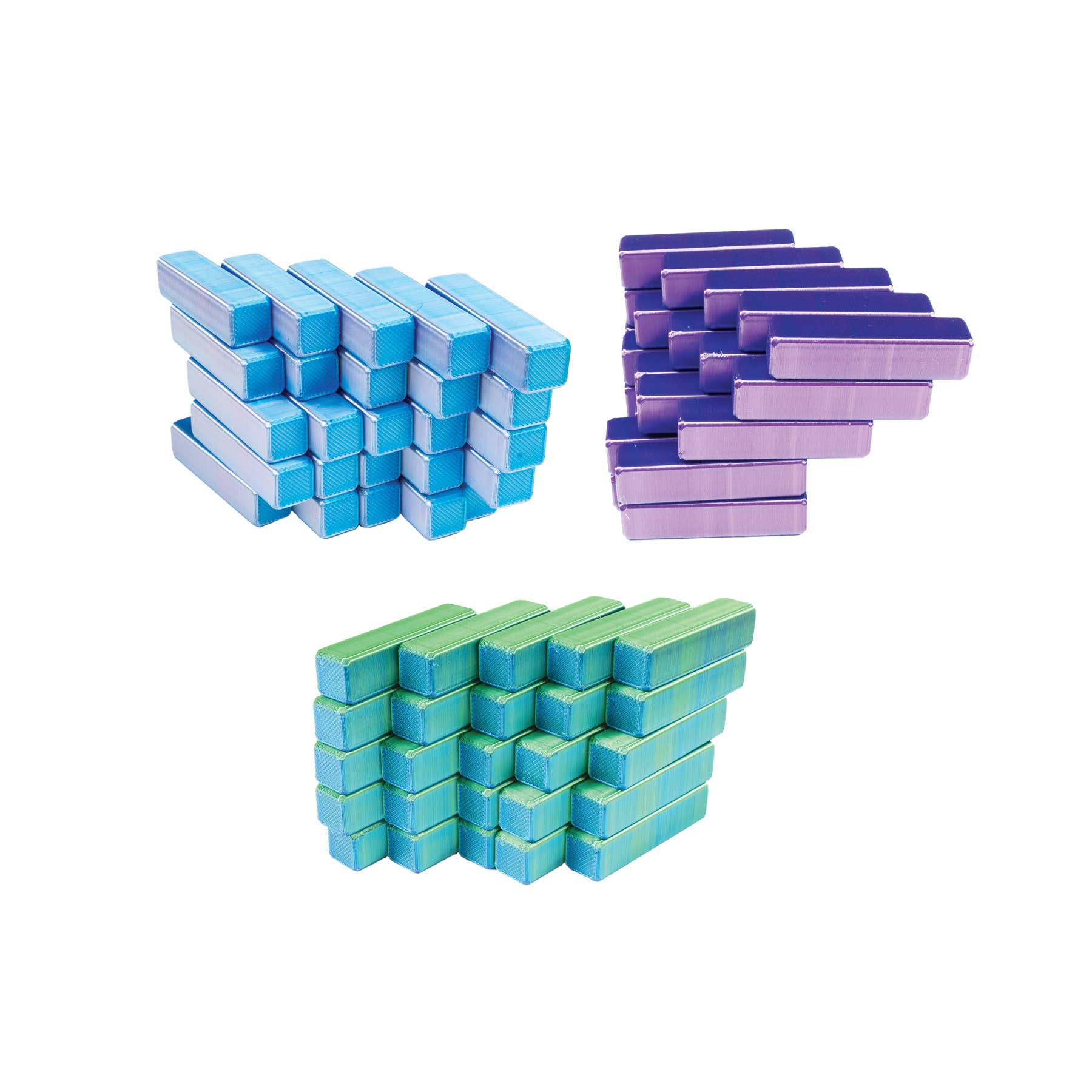 Geddes - Wholesale Fidget Toy - Kids - 3D PRINTED PIXEL CUBE FIDGET TOY   12/DSP5