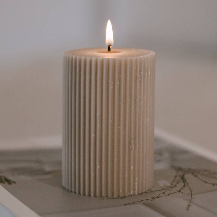 Block candle grooves 70 x 100 grey (VE = 6 pcs) for wholesale by Eulenschnitt