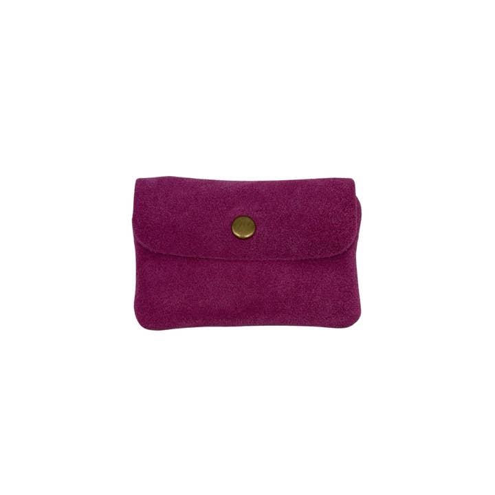 Louisa lee - Wholesale Coin Purse - Women's - SMALL COIN SUEDE LEATHER 11CM5