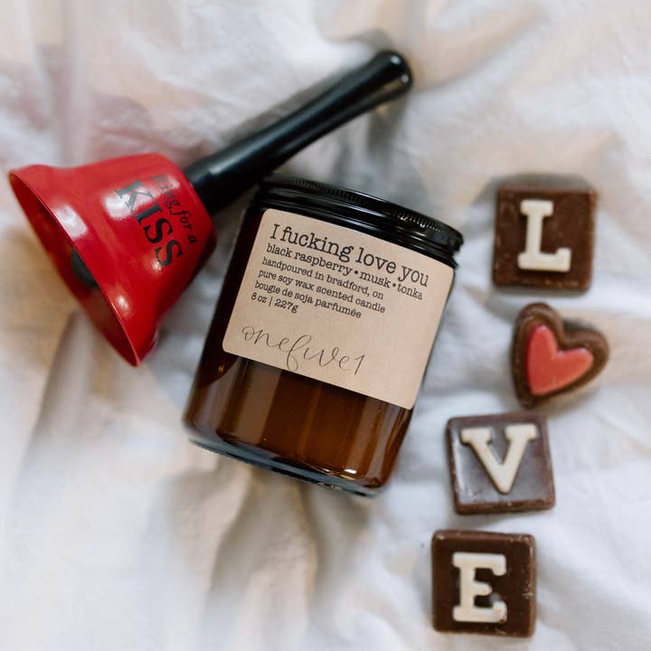 I fucking love you - soy wax candle NSFW for wholesale by onefive1