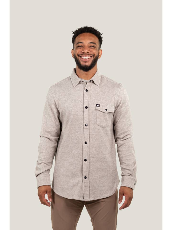 Belong Designs - Wholesale Button Down Shirt - Men's - Men's Sherman Fleece Button Up7