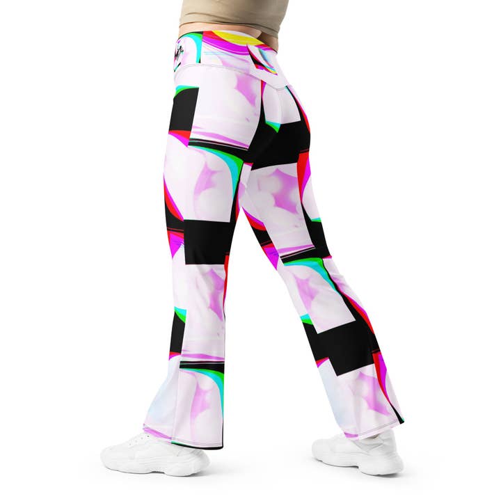 Crystals Flare leggings for wholesale by TECHNOIRCANDY