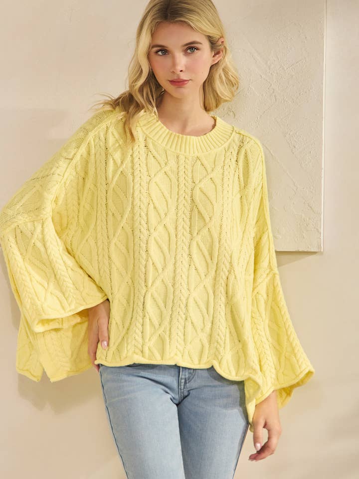 Tres Bien, Inc - Wholesale Knit Sweater - Women's - IT-10101- knitted sailors knot round neck sweater (SPRING) 29