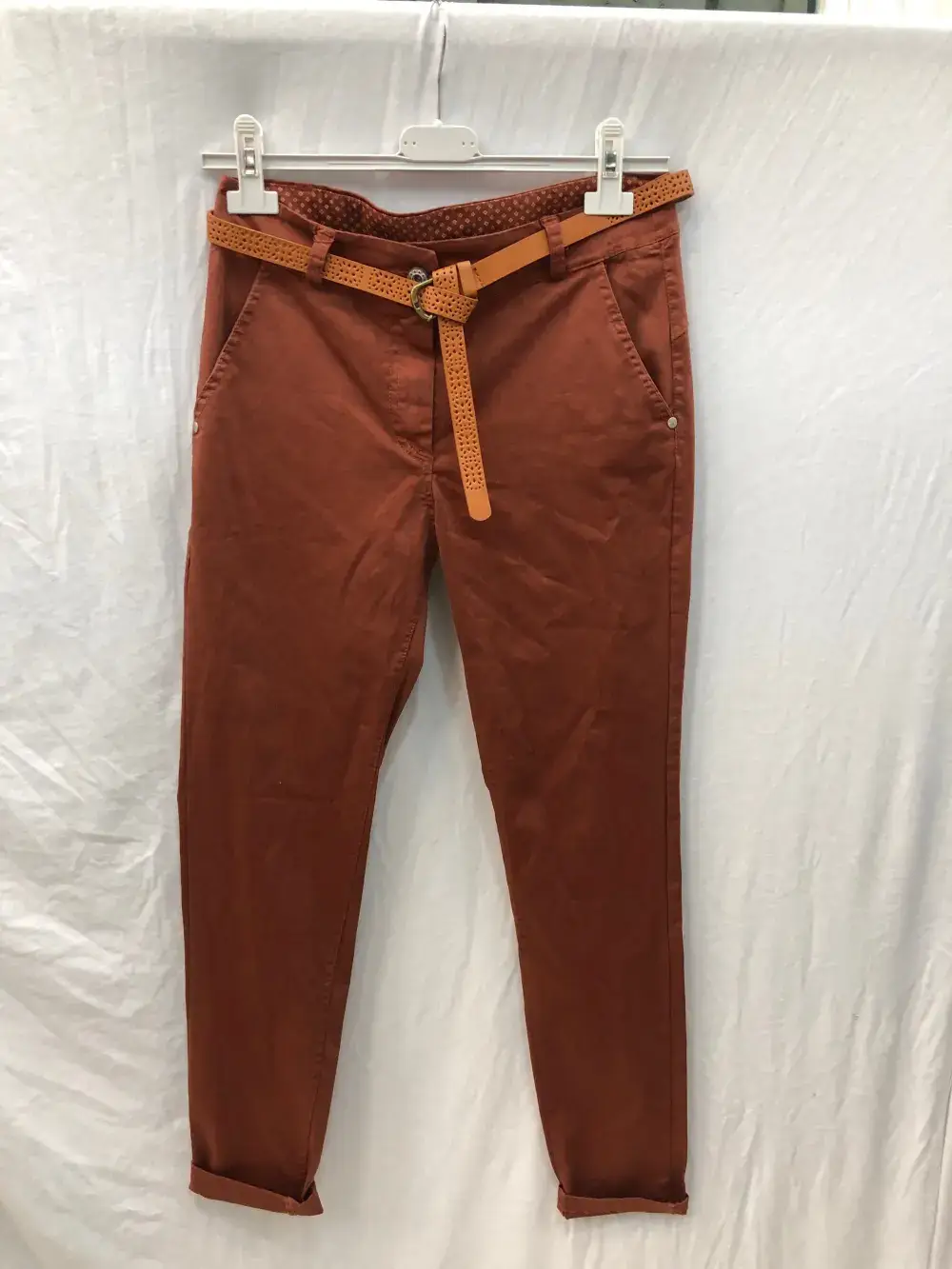 Mimi & Gogo - Vente Pantalon – femme - Pantalon chino 4 taille@2906 chino4Taille S-M-L-XL9