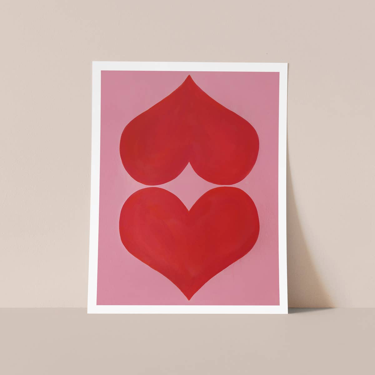 ALEX'S – wholesale Konsttryck – Kärlek är allt rosa och röda hjärtan tryck1