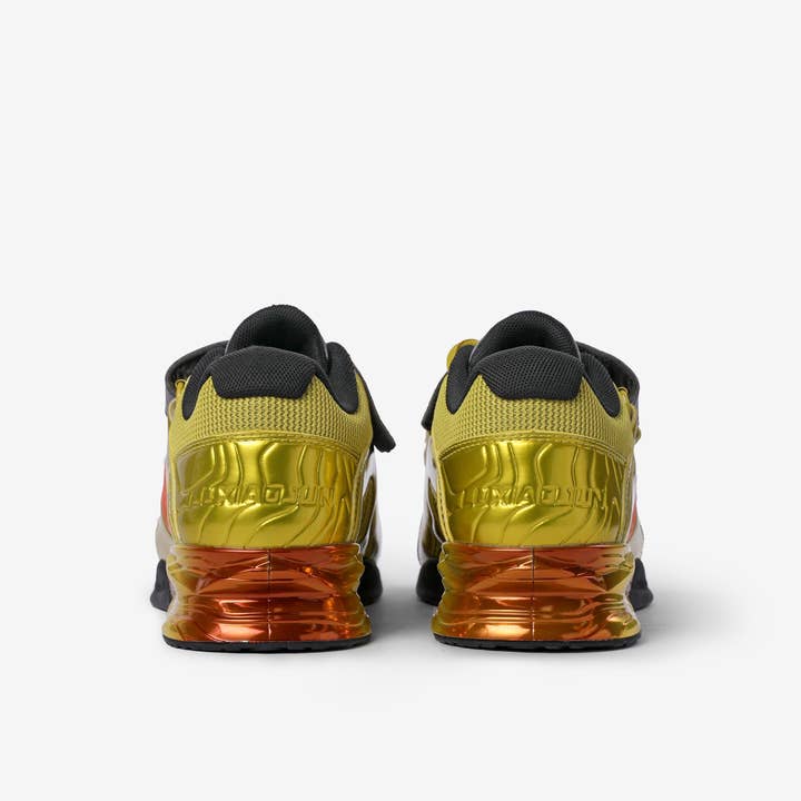 Gold LUXIAOJUN Champion PowerPro I Weightlifting Shoes(Golden) for wholesale on Faire