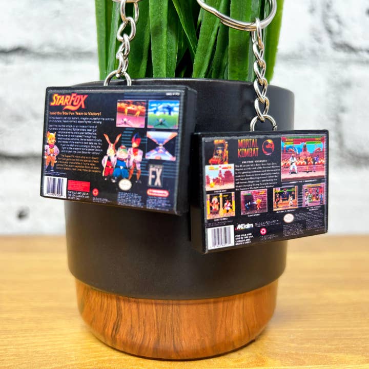 BitsyLabs - Wholesale Keychain - Unisex - SNES Game Case Keychains6