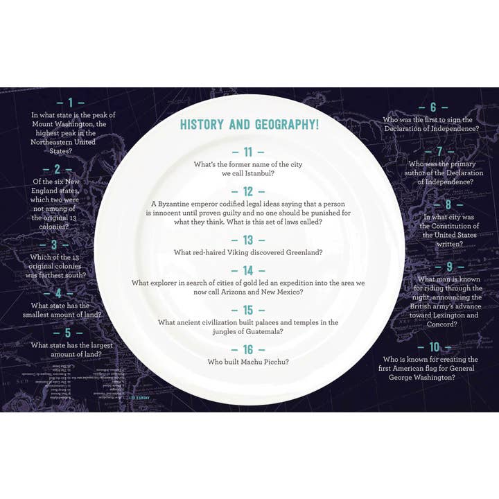 HarperCollins Focus - Wholesale Placemat - Family Fun Night: Trivia Night Placemats3