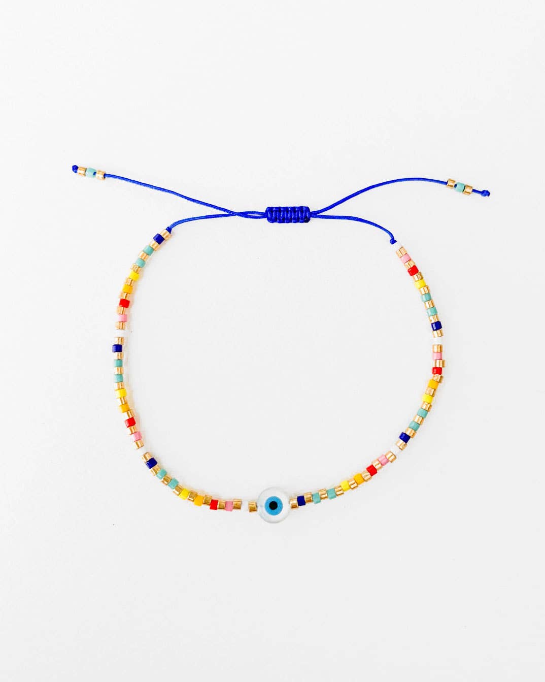 Kindred Row - Wholesale Beaded Bracelet - Evil Eye Beaded Bracelet, Rainbow3