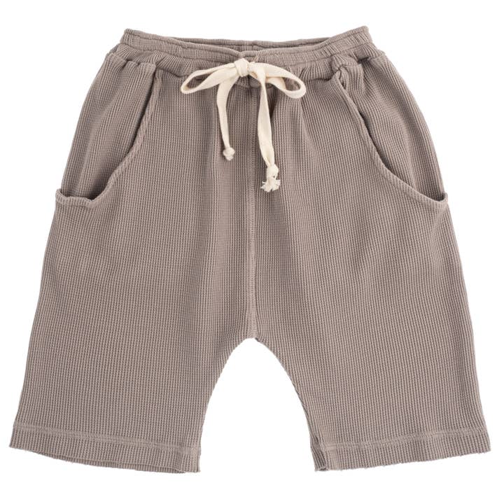 Våfflade barnshorts ekologisk bomull S13821 för wholesale av Tocoto Vintage