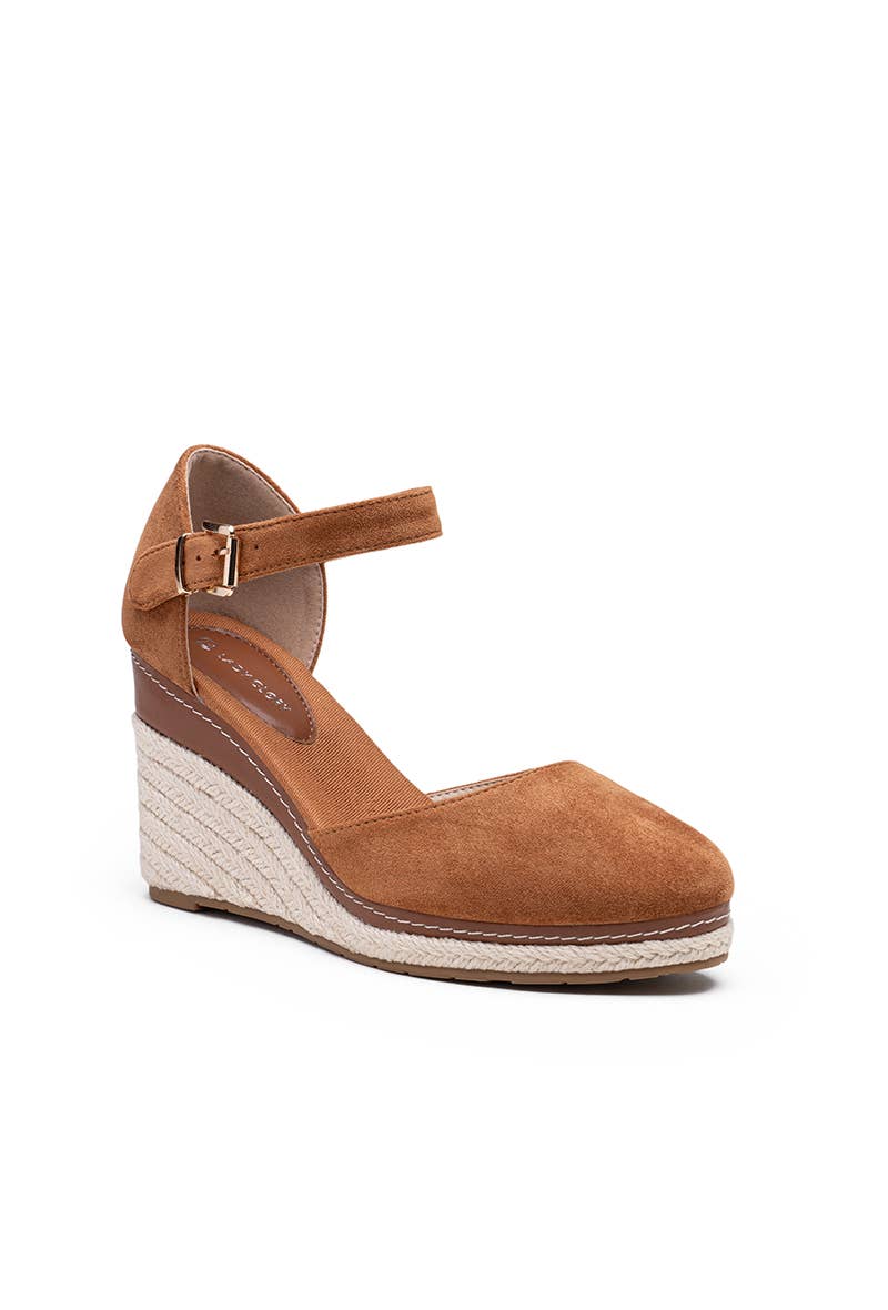 LADY GLORY - Wholesale Wedges - Women's - Wedge espadrille sandals in suede10