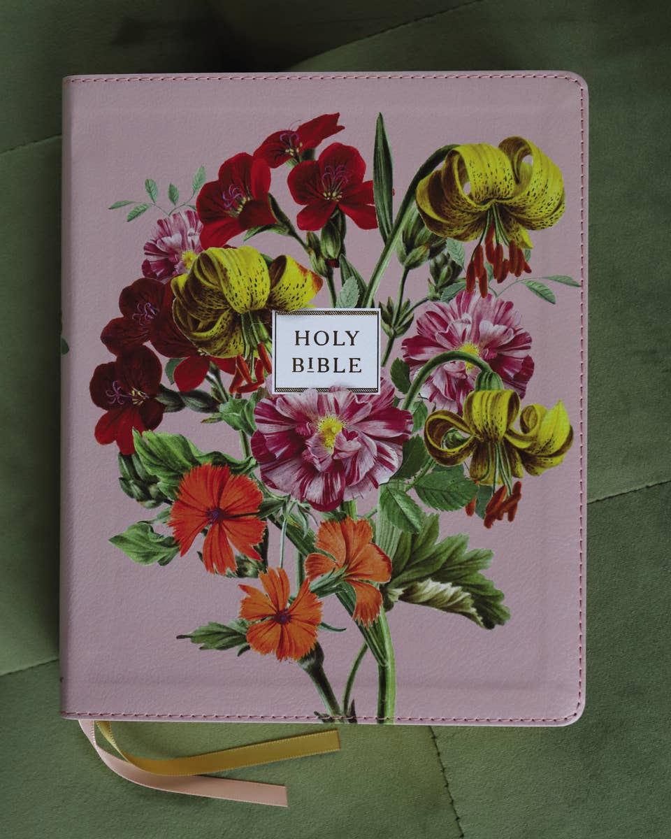 HarperCollins Christian Publishing - Wholesale Religion - NIV Artisan Collection Bible Leathersoft Blush Floral4