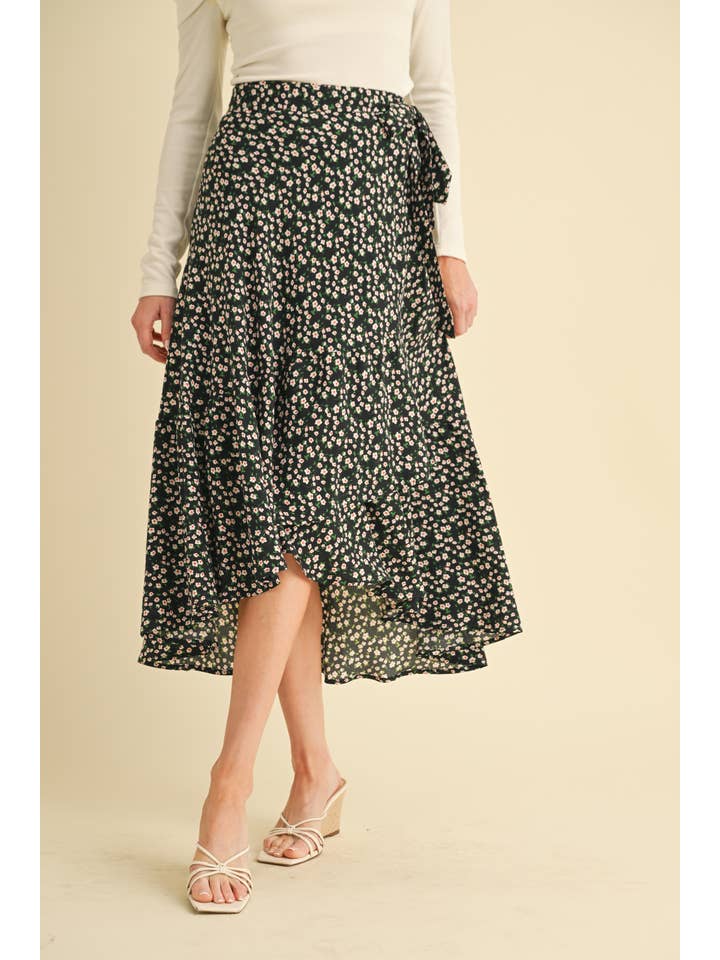 AEMI + CO - Wholesale Skirt - Women's - 7135FN Berti Floral Wrap Skirt21