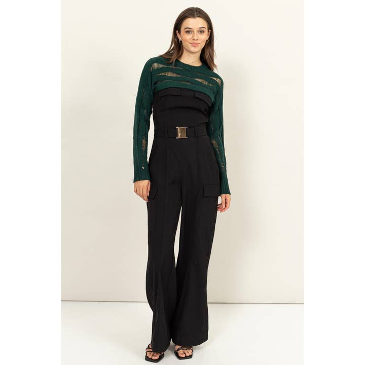 HYFVE - Wholesale Shirt - Women's - Open Knit Shrug Sweater4