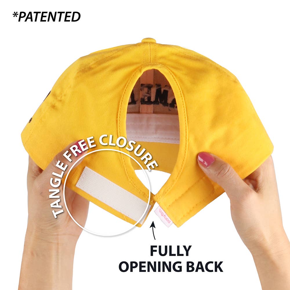 David And Young - Wholesale Baseball Cap - Women's - West Virginia University Gameday Ponyflo Officially Licensed Collegiate Hat3