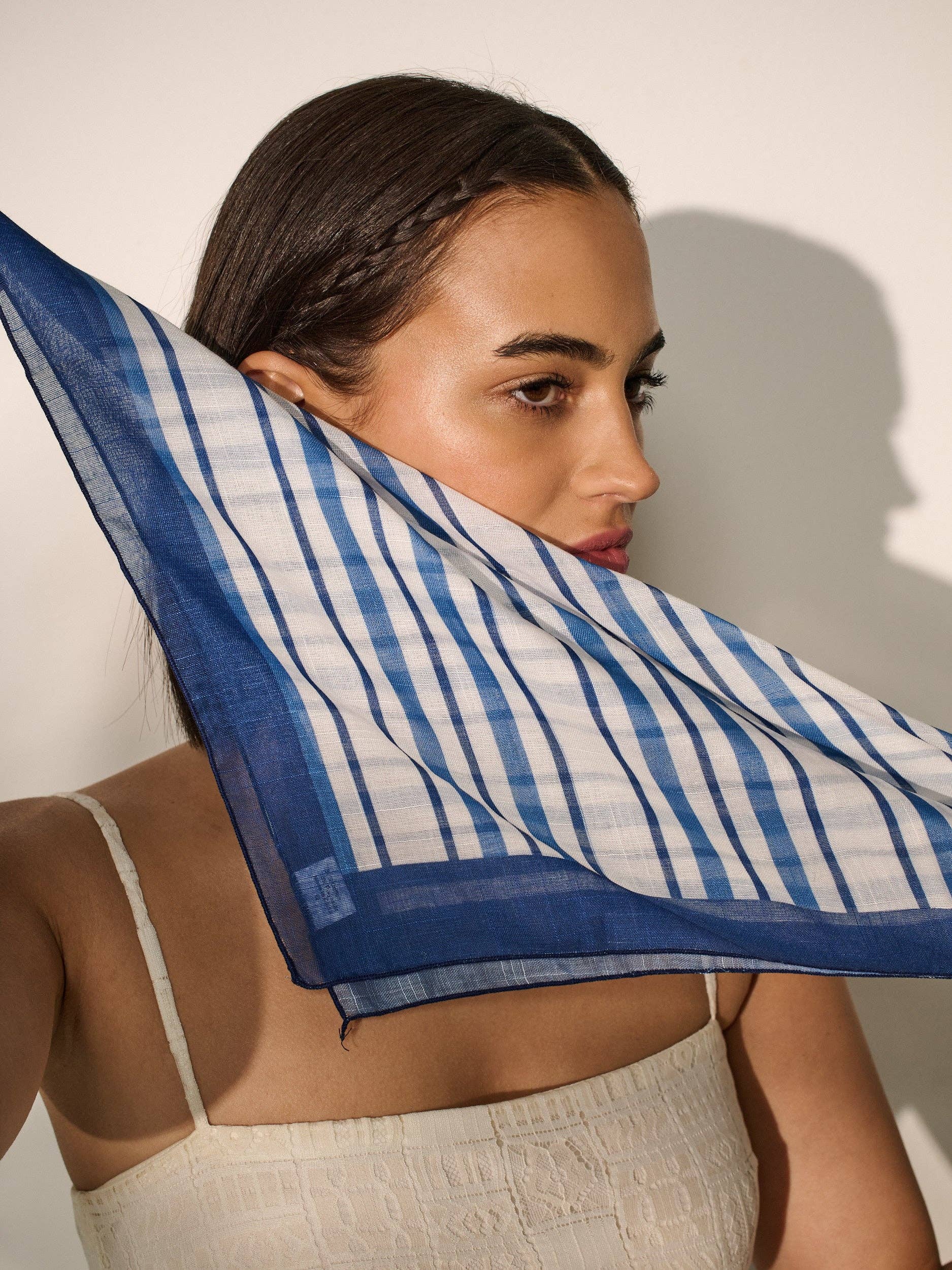 Angels Whisper Accessories - Wholesale Bandana - Women's - Ocean Blue Print Bandana5