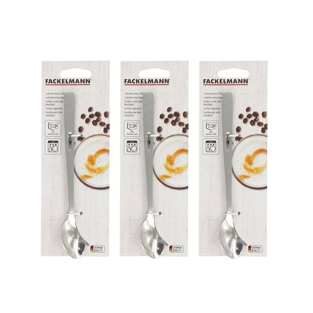 Fackelmann - Wholesale Kitchen Spoon - Set of 3 stainless steel jam spoons3