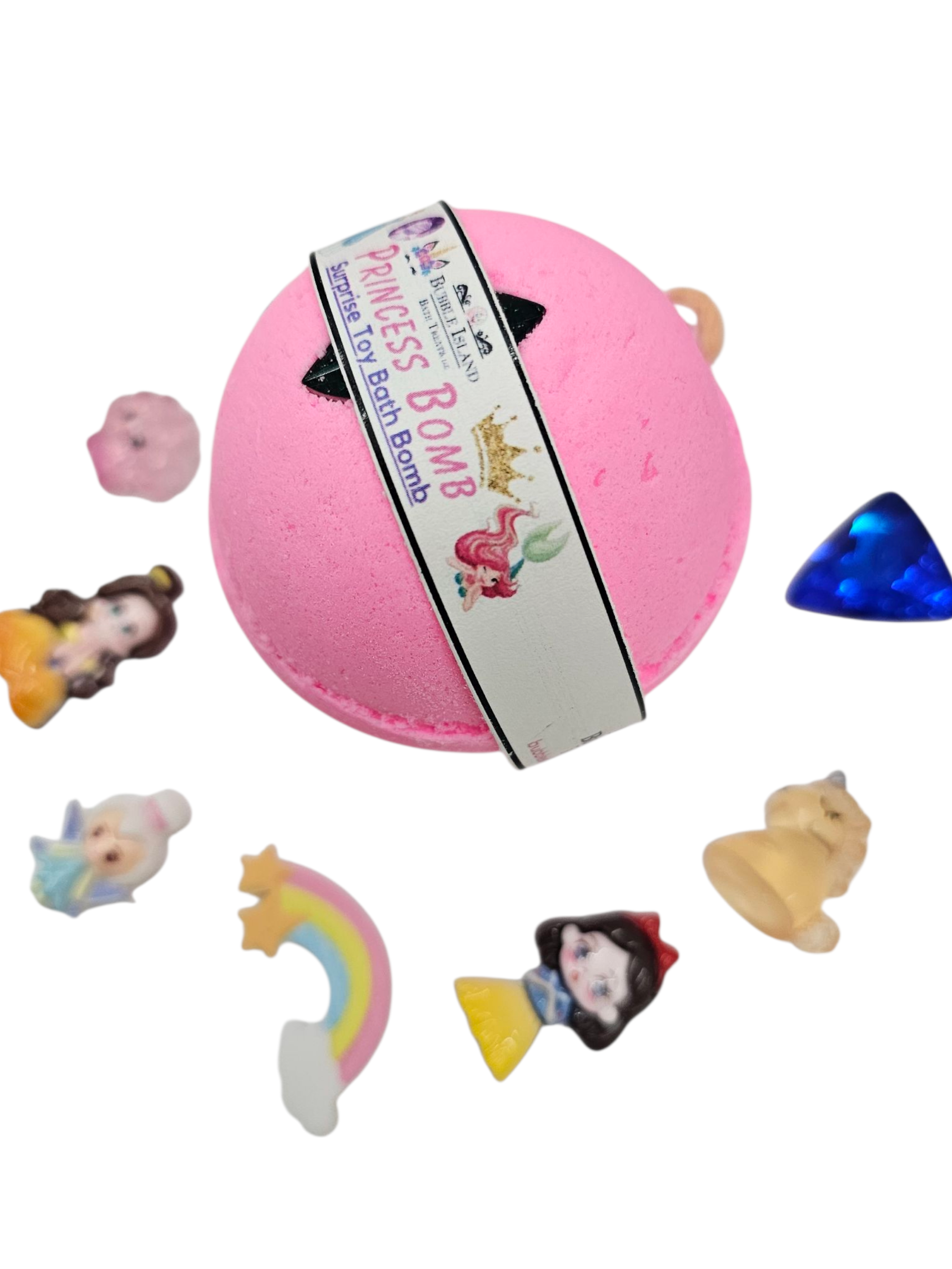 Bubble Island Bath Treats - Wholesale Bath Bomb/Fizz - Toy Surprise Bath Bomb - Princess Bomb5