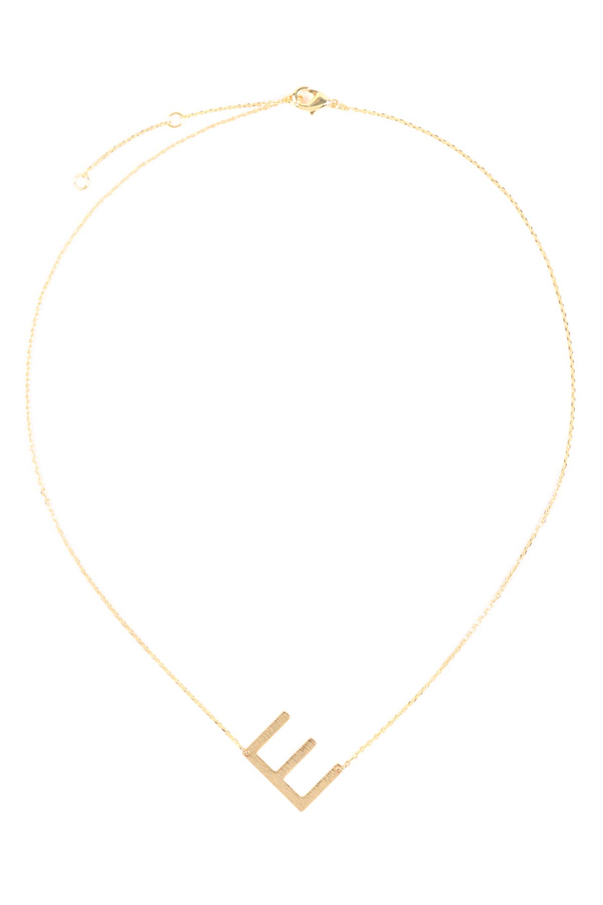 MYS Wholesale Inc - Wholesale Pendant/Charm Necklace - Initial Rough Finish Chain Necklace31