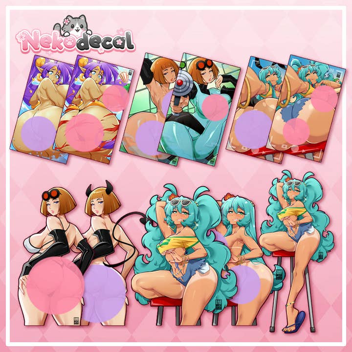 Nekodecal - Wholesale Sticker - Bayeuxman Waifu Stickers 7