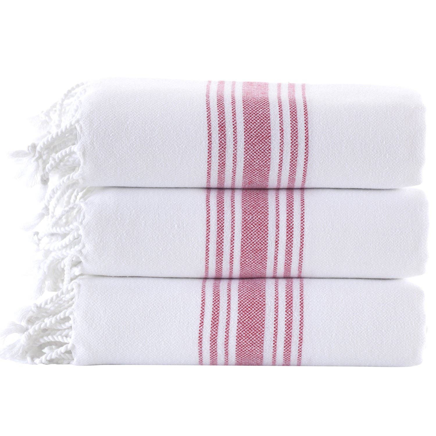 Barooga - Wholesale Hand Towel - Farmhouse Turkish Hand Towel (Set of 3), 18 x 38 inches1
